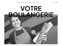 Le nouveau site vitrine de la Boulangerie Ponrouch. Juin 2024